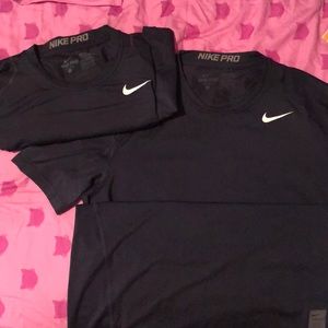 Nike pro workout shirts